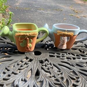 Set of Watering Can Shaped Pots